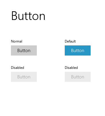 Button JMetro light theme, Java, JavaFX theme, inspired by Fluent Design System (previously named 'Metro').