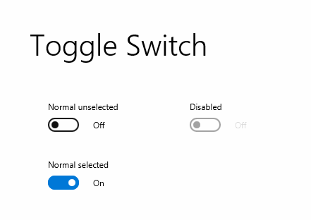 Toggle Switch control JMetro light theme, Java, JavaFX theme, inspired by Microsoft Fluent Design (previously named Metro)