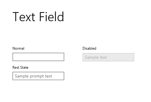 Text Field JMetro light theme. Java, JavaFX style inspired by Fluent Design (previously named Metro)