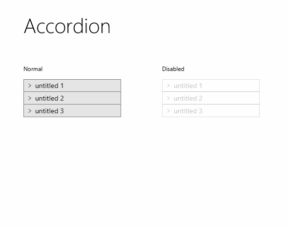 Accordion, JMetro light theme, Java, JavaFX theme, inspired by Fluent Design (previously was Metro)