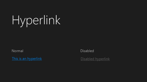 Hyperlink JMetro dark style